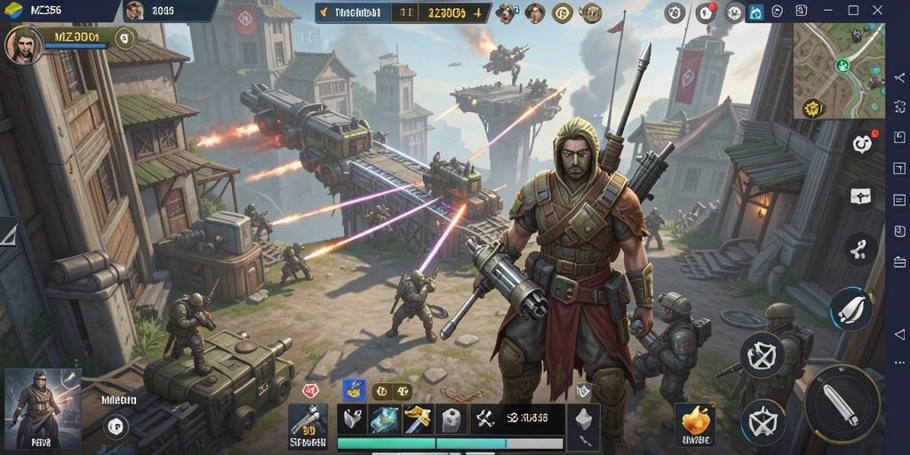 Tampilan gameplay MZ356 dengan elemen strategi yang mendalam.