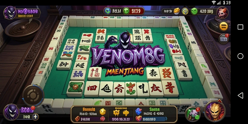 Gameplay menarik dalam aplikasi Mahjong VENOM889.